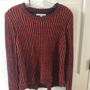 CAbi Melange Lava Stripe Sweater.  Size Med